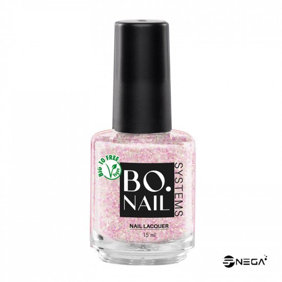 Nail VEGAN Lacquer 15 ml., BO 043  Color professional nail lacquer BO