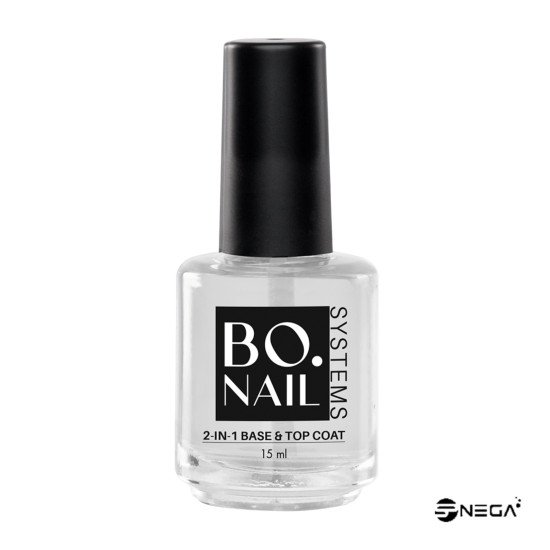 Base & top profesionalni pod-nad lak za nohte BO. nail,  15 ml . Nohti