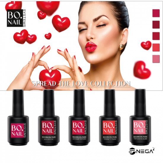 BO. Gel Polish Soak Off Love collection Gel polishes