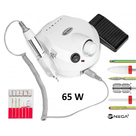 Manicure and pedicure drill machine ZS 601b 65W Electric nail drill for nails