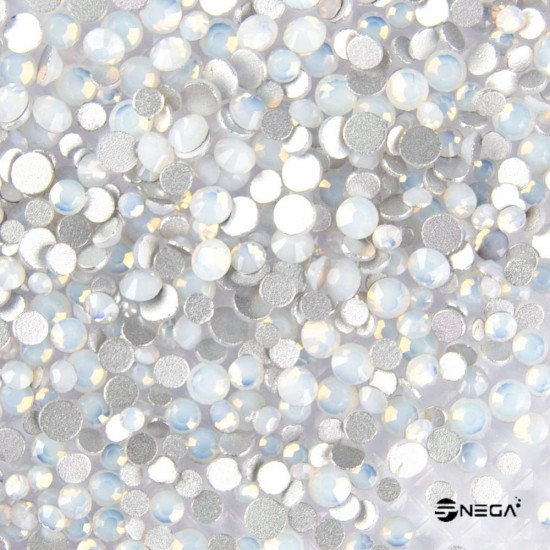 Crystal for nails white opal  Rhinestones for nails