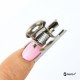 Pinch clamps for artificial nails, 5 pieces Artificial tips and templates