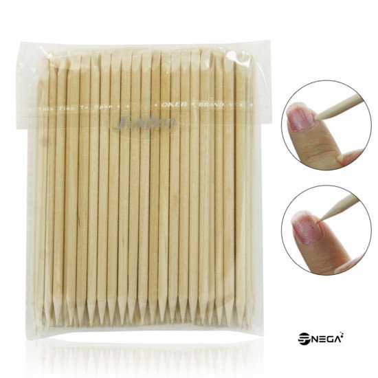  wooden manicure stick, 110 mm,  100 pcs Supplies for beauty and hair salons