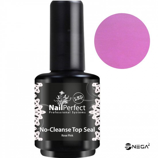 NP No-Cleanse Top Seal BABYBOOM Rose Pink, 15 ml  Nail care and protection fluid